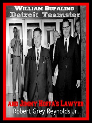 cover image of William Bufalino Detroit Teamster and Jimmy Hoffa's Lawyer